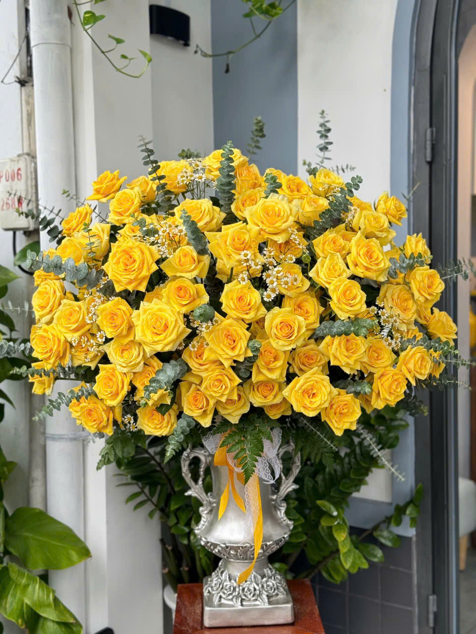 Bình hoa chúc mừng cao cấp